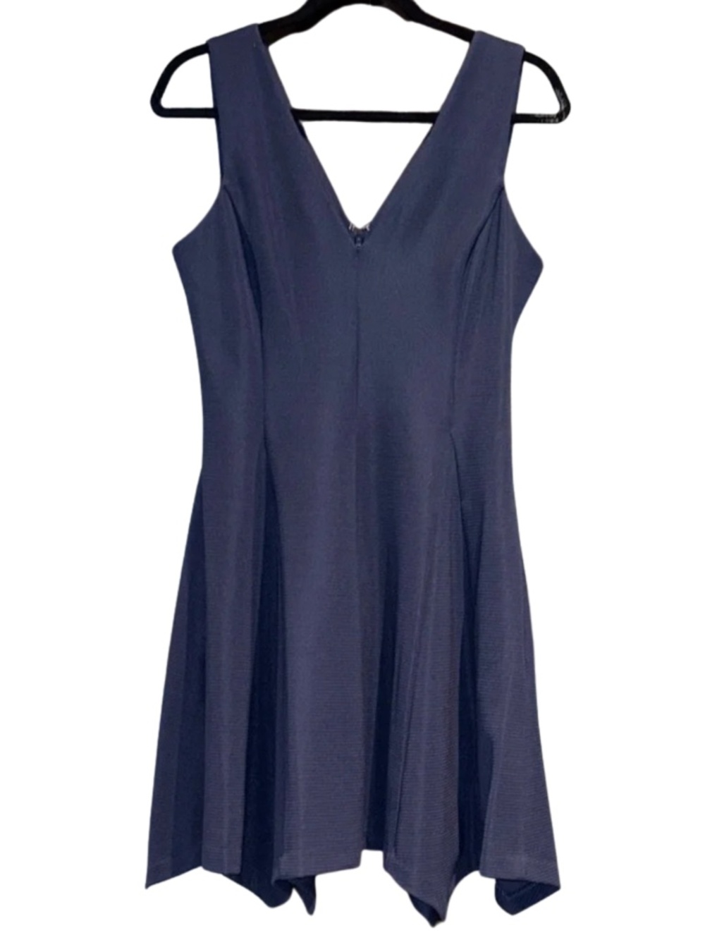 NWT Navy V-Neck Fit-and-Flare Dress